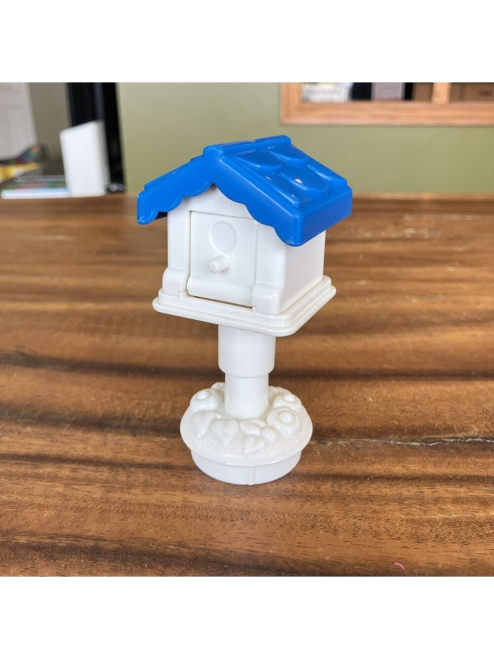 Fisher Price Little People Mailbox W/Bluebird From The Train Set House